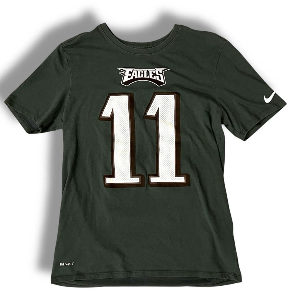 The Nike Tee Philadelphia Eagles Wentz #11 Short Sleeve Dri-Fit T-shirt L